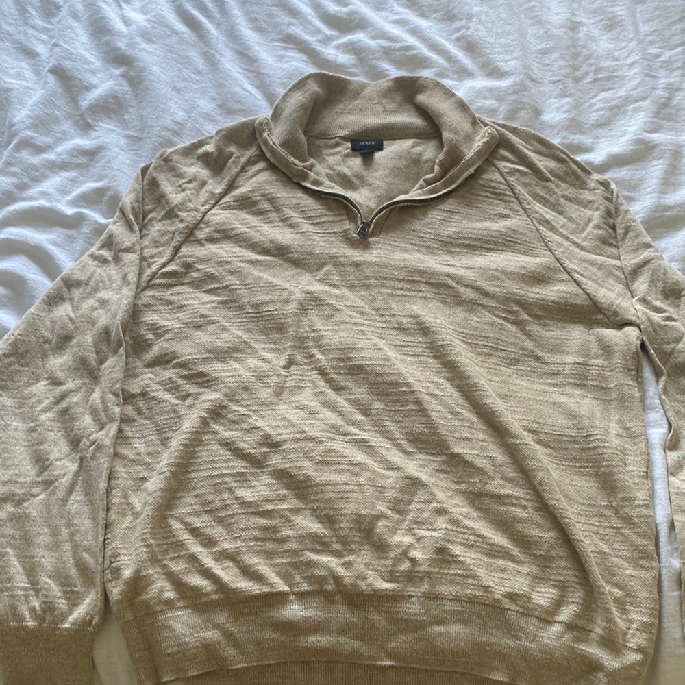 J. Crew half zip sweater.